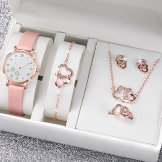 Đồng Hồ Quartz Dây Da Thời Trang Cho Nữ