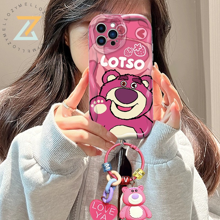 Oppo Reno11 F Reno 11 5G Reno 10 5G Reno 8T 5G Reno 8T 4G Reno 8Z 5G Reno 7Z 5G Reno 8 5G Reno 8 4G Reno 7 4G Reno 6 5G Reno 5 Reno 4F Gấu Dâu Hoạt Hình Ốp điện thoại silicon