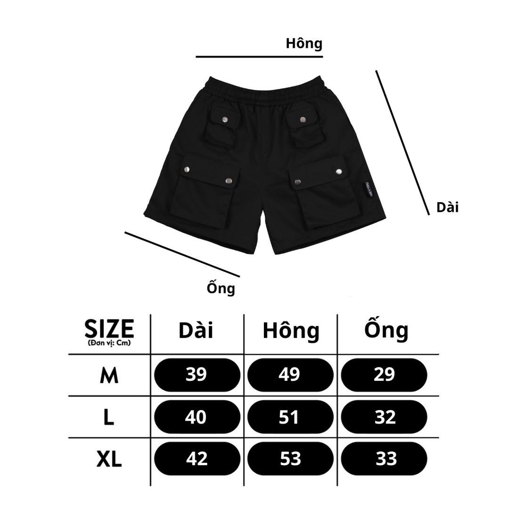 Quần ngắn HYS Kaki Box Shorts