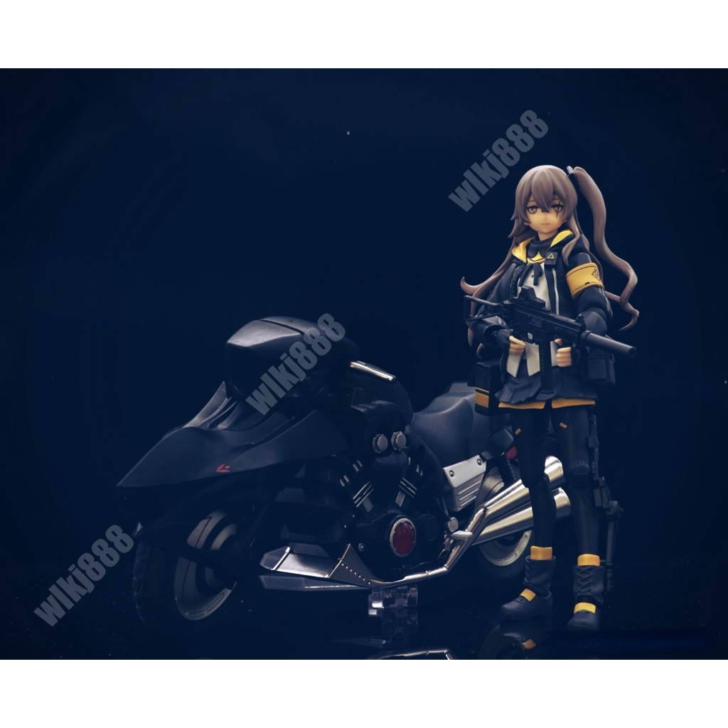 Girls frontline 457 figma ump45 573 figma hk416 hình hành động thay đổi khuôn mặt anime articulado mô hình búp bê