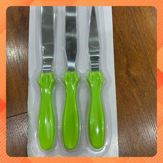 Bộ 3 dao chà láng bánh kem mini ( 4 màu)