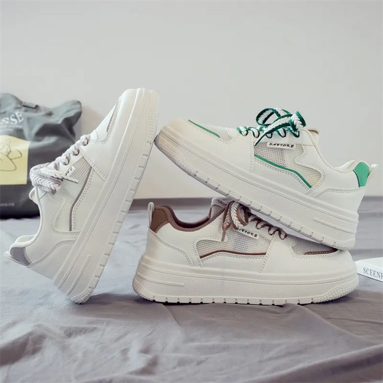 Joker mùa hè thoáng khí cho sinh viên giày lưới 2023 mới joker dày-chốt giày thể thao giản dị giày nhỏ màu trắng phụ nữ