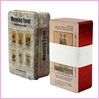 Bói toán bài tarot ý nghĩa công cụ bói toán hộp thiếc bài oracle 78 cái giải trí số phận bói toán shinvn