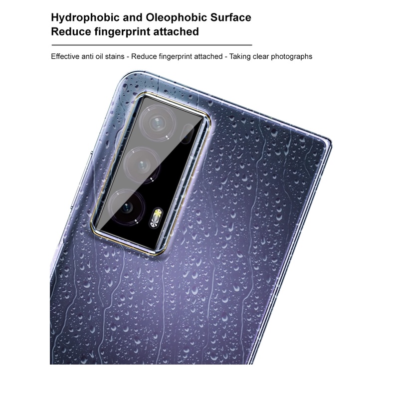 Nguyên bản imak viền đen ống kính máy ảnh phim honor magic v2 5g hd kính cường lực bảo vệ màn hình phim bảo vệ