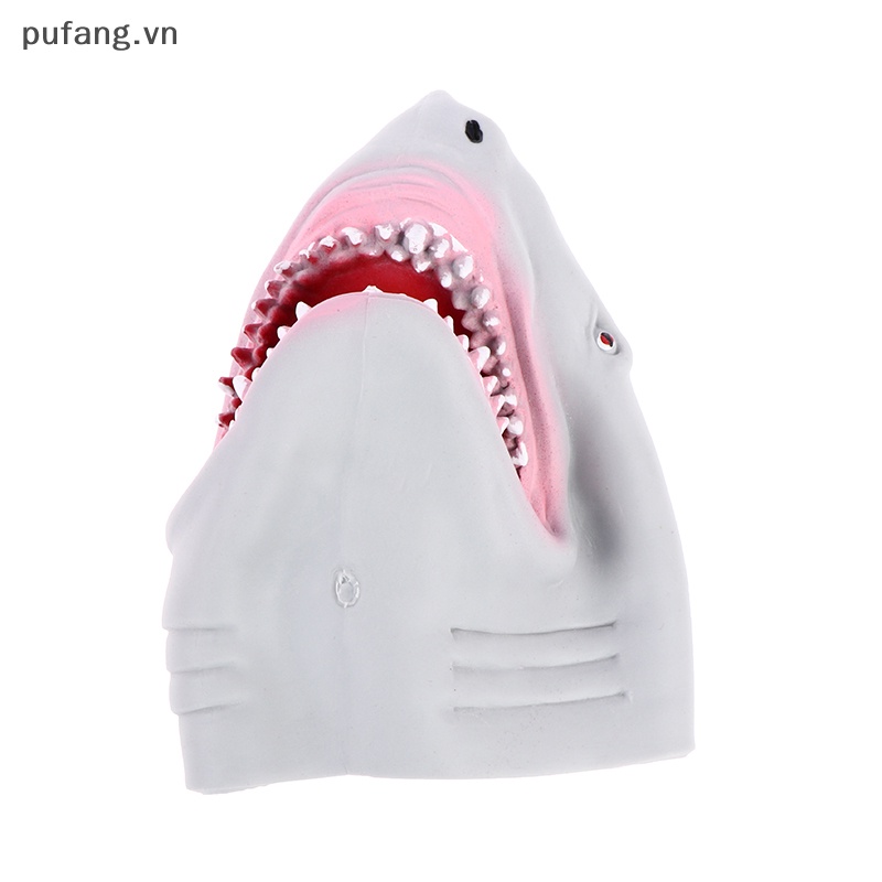 Pufang shark hand puppet tpr grey shark hand puppet glove telling story doll props vn