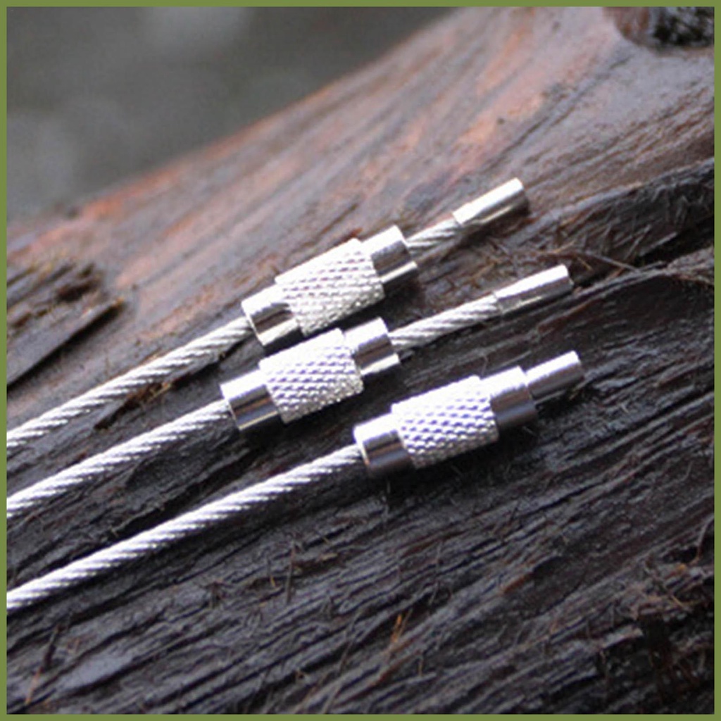 Nhẫn chìa khóa đầy màu sắc móc khóa bằng thép không gỉ dụng cụ ngoài trời dây chìa khóa nhẫn cho cắm trại ngoài trời kouvn