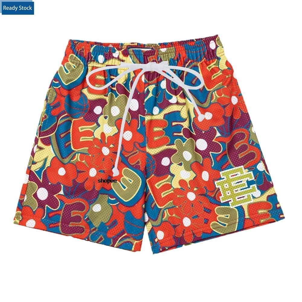 Sản phẩm mới mùa hè 2023 american ee beach pants nam in kỹ thuật số 3d seaside casual five-point shorts