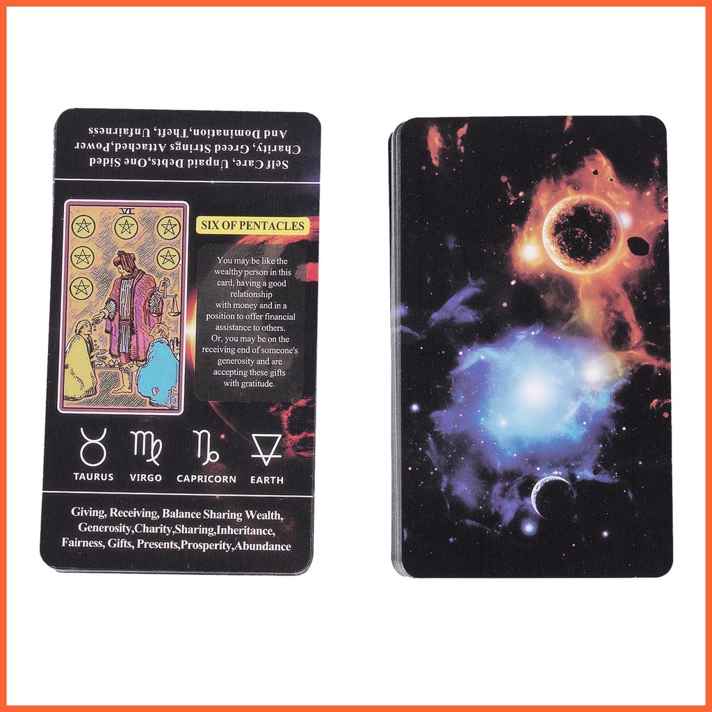 Tarot oracle cards portable tarot with heywords bộ bài oracle tâm lý cho các trò chơi bài bói toán bí ẩn chunvn