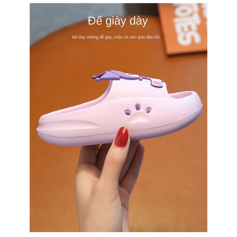 Mẫu mới dép trẻ em dễ thương công chúa trong nhà dép mát nhà nam nữ