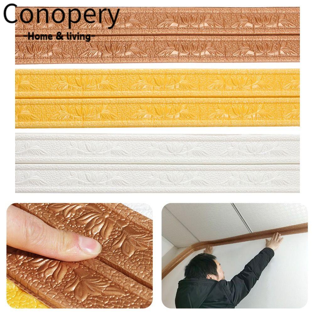 Conopery Dán tường trần chống thấm nước dải trang trí tường đường trang trí
