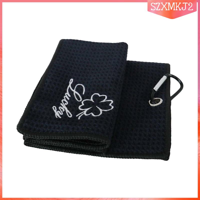 Câu lạc bộ chơi gôn khăn lau khăn chơi gôn cho túi chơi gôn với carabiner hạng nặng cho thiết bị bàn là gôn tees phụ nữ đàn ông quả bóng