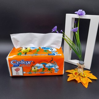 1 bịch khăn giấy rút Cellox 300 tờ/3 lớp siêu dai mềm mịn -bach 45