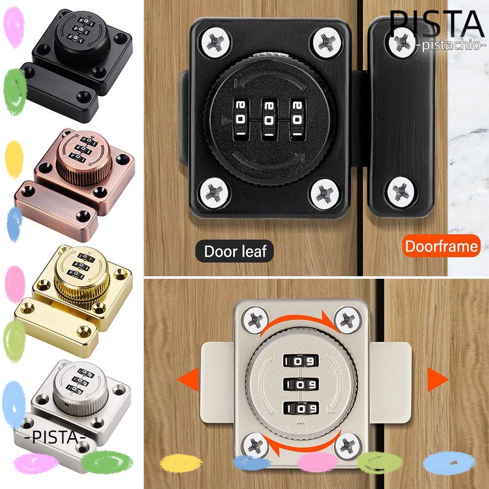 Ổ Khóa Mật Khẩu Bằng Hợp Kim Kẽm Màu Đen Thông Dụng Dễ Lắp Đặt Cho Nhà Ở