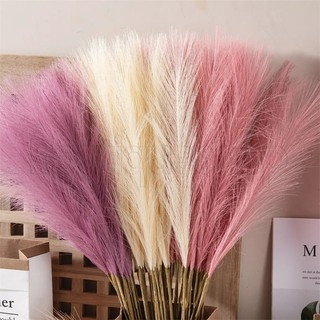 Trang trí nhà đám cưới hoa giả cây sậy / cỏ pompous nhân tạo cành cây / cây sậy mô phỏng trang trí tiệc cưới / bông pampas cỏ boho trang trí hoa cây giả /