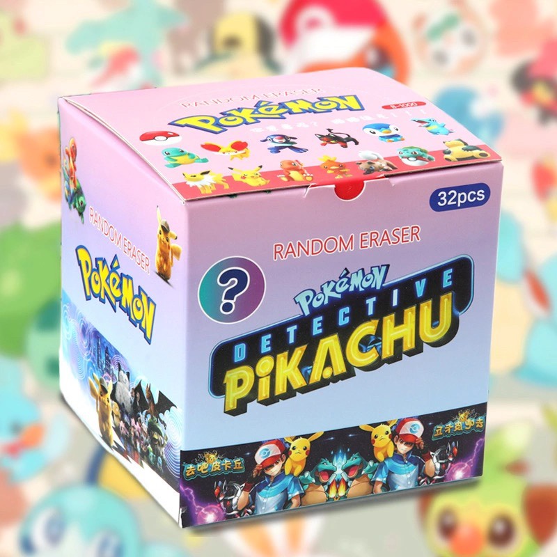 Pokemon cartoon ngẫu nhiên 1 cái văn phòng phẩm học sinh tẩy phim hoạt hình dễ thương pikachu togepi squirtle đồ chơi có thể tháo rời quà tặng kỳ nghỉ