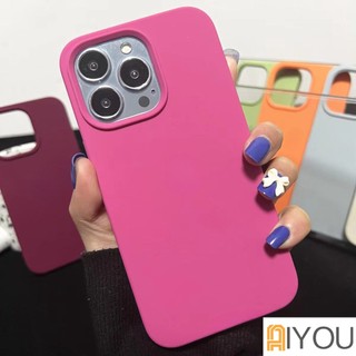 Đơn giản solid firefly rose vỏ điện thoại silicon lỏng tương thích cho iphone 15 14 13 12 11 pro max bảo vệ chống va đập bảo vệ chống va đập vỏ mềm