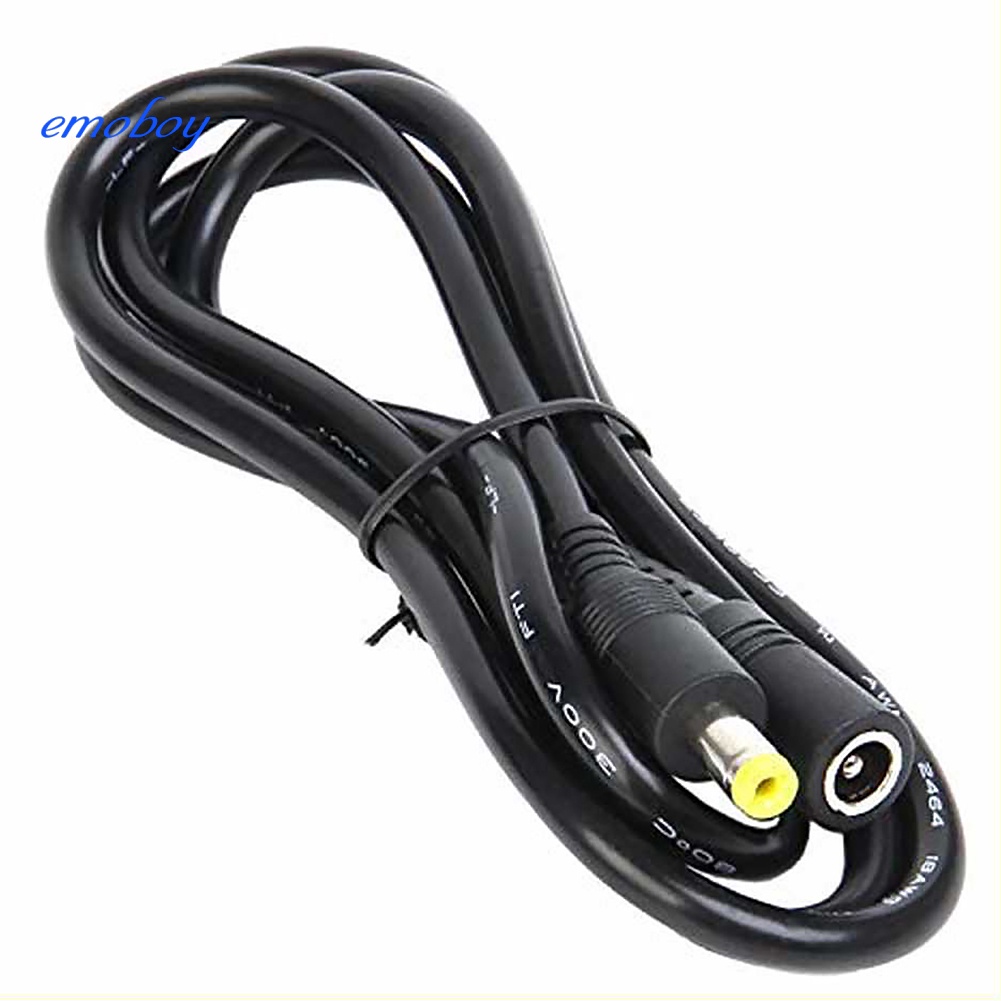 Emoboy doonjiey 2.1x5.5mm nam sang nữ dây nối dài cáp nguồn dc 12v cho camera quan sát