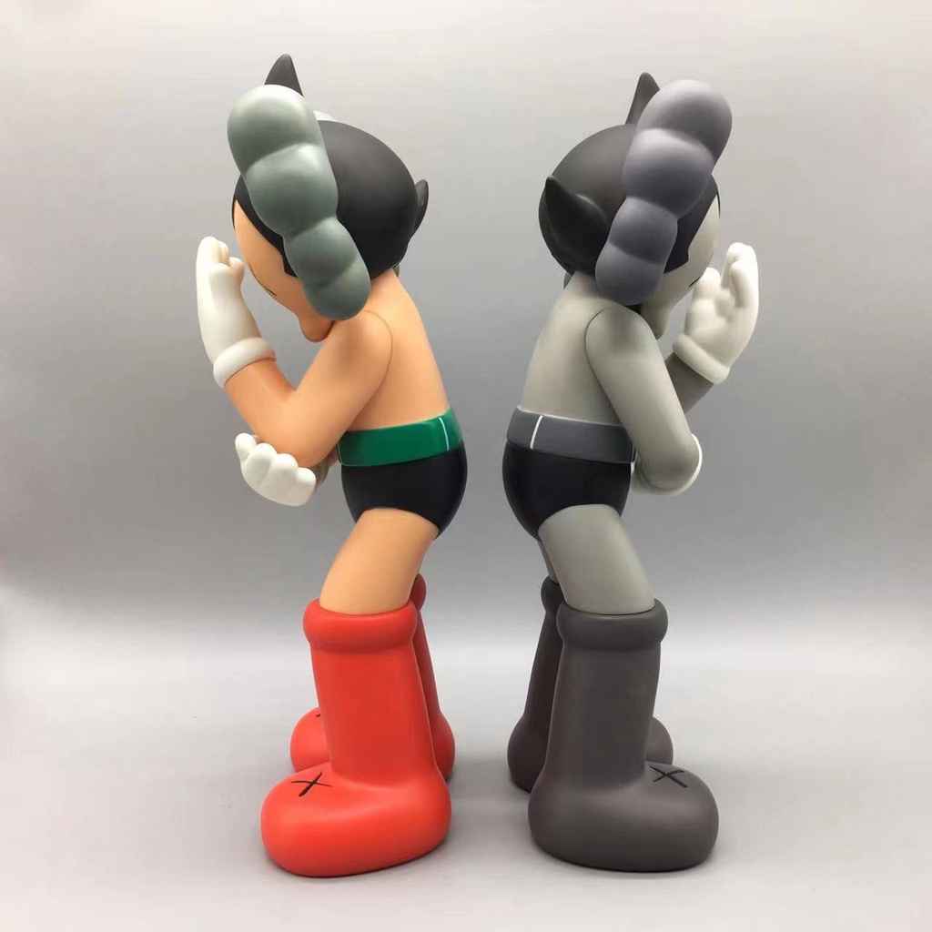 37cm mand kaws mighty atom astroboytetsuwan atom bộ sưu tập đồ chơi hình pvc