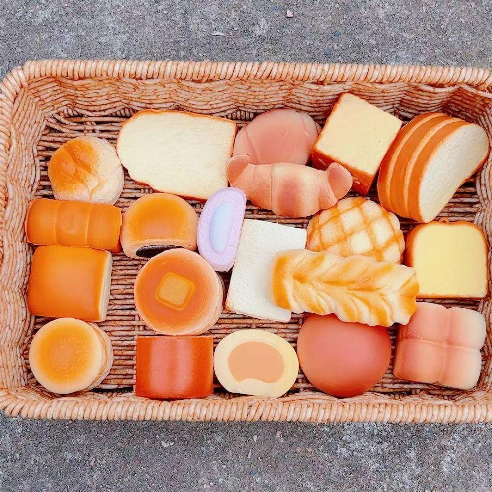Giovanni Đồ Chơi Mô Phỏng Bánh Mì Giả Mềm Mại Trang Trí Nhà Cửa