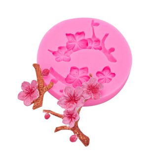 Khuôn Làm Đất Sét Mềm Hình Hoa Đào