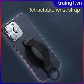 Chống trơn trượt dây đeo cổ tay giá đỡ điện thoại nhẫn giá đỡ điện thoại di động đẩy lại ổ cắm dính đa năng giá đỡ dây đeo tay truing1