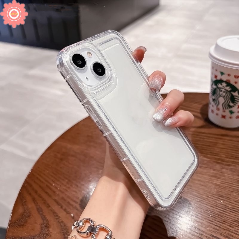 Đối với oppo a17 a57 a16 a15 a54 a74 a16s a12 a17k a9 a77s a31 a96 a95 a77 a1k a5 a76 a92 a55 a7 a16k a53 a5s a52 a3s reno 4f 5 túi khí chống sốc đơn giản Ốp điện thoại tpu mềm trong suốt