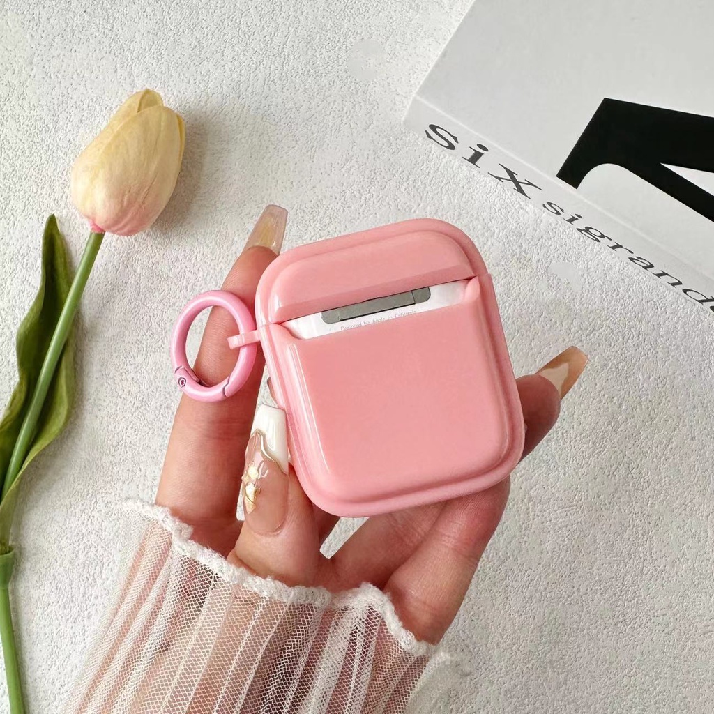 3d dễ thương kích thước lớn phim hoạt hình spongebob màu rắn bóng mềm mại tai nghe bluetooth bao đựng cho airpods 1 2 3 pro pro2 airpods3 protector