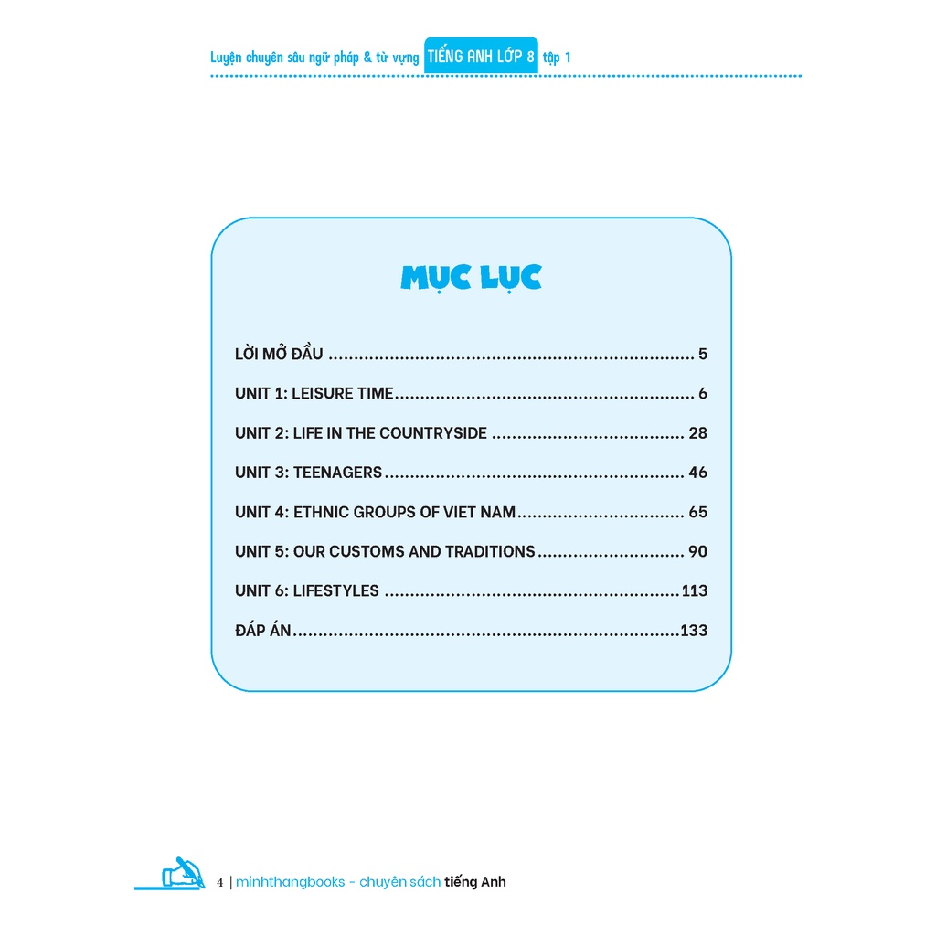 Sách Global Success - Luyện Chuyên Sâu Ngữ Pháp Và Từ Vựng Tiếng Anh Lớp 8 - Tập 1