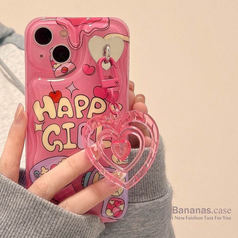Ốp lưng iphone 14 plus 14 13 12 11 pro max x xr xs max 7 8 plus girls 'love heart soft clear phone cover