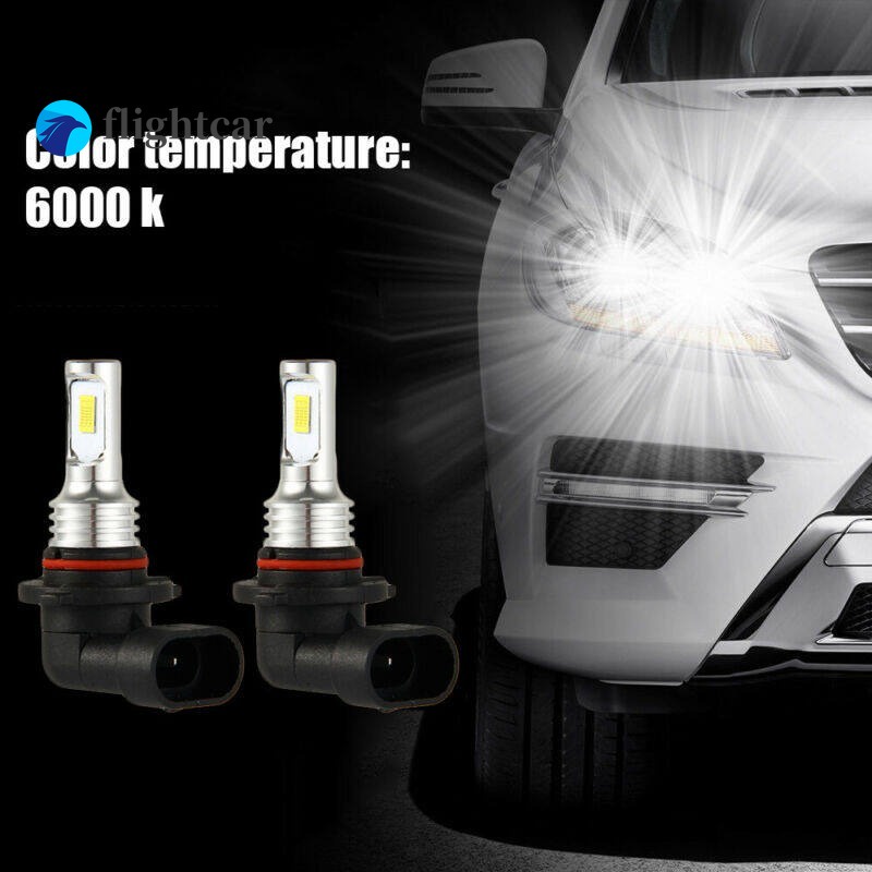 Ft 2 cái 35w 9005 hb3 đèn pha led bộ bóng đèn chip xe hơi lỗi canbus đèn pha miễn phí 6000k