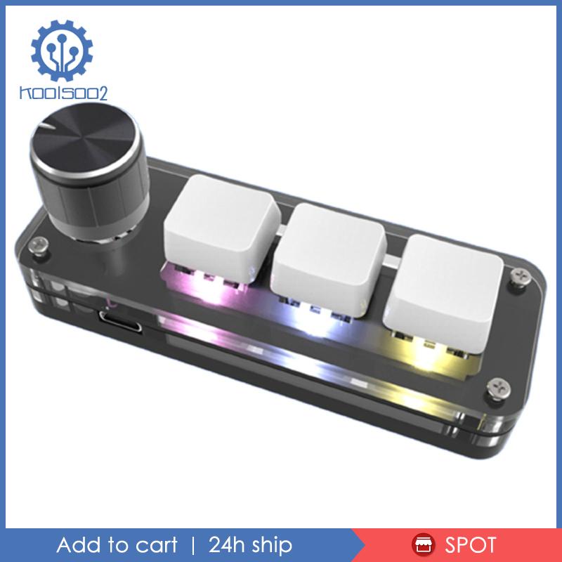 Bộ phận nâng cấp bàn phím bàn phím tiêu chuẩn rgb với núm lập trình osu vẽ chơi game