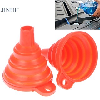 Jinhf phễu silicone có thể thu gọn xe tải xe máy công cụ chuyển xăng điền nóng