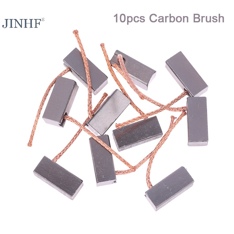 10 Chổi than JINHF cho quạt thổi khí máy sưởi ô tô kích thước 8 * 9 * 20mm