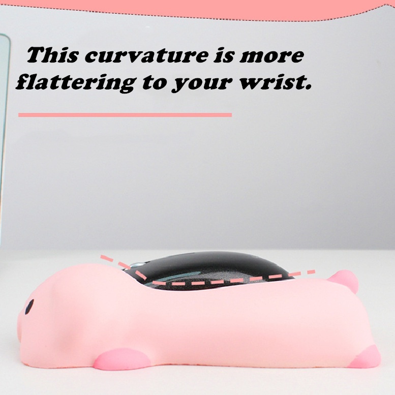 Decompression mouse pad dễ thương nữ cổ tay phim hoạt hình văn phòng gối tay thoải mái cho máy tính pc máy tính xách tay