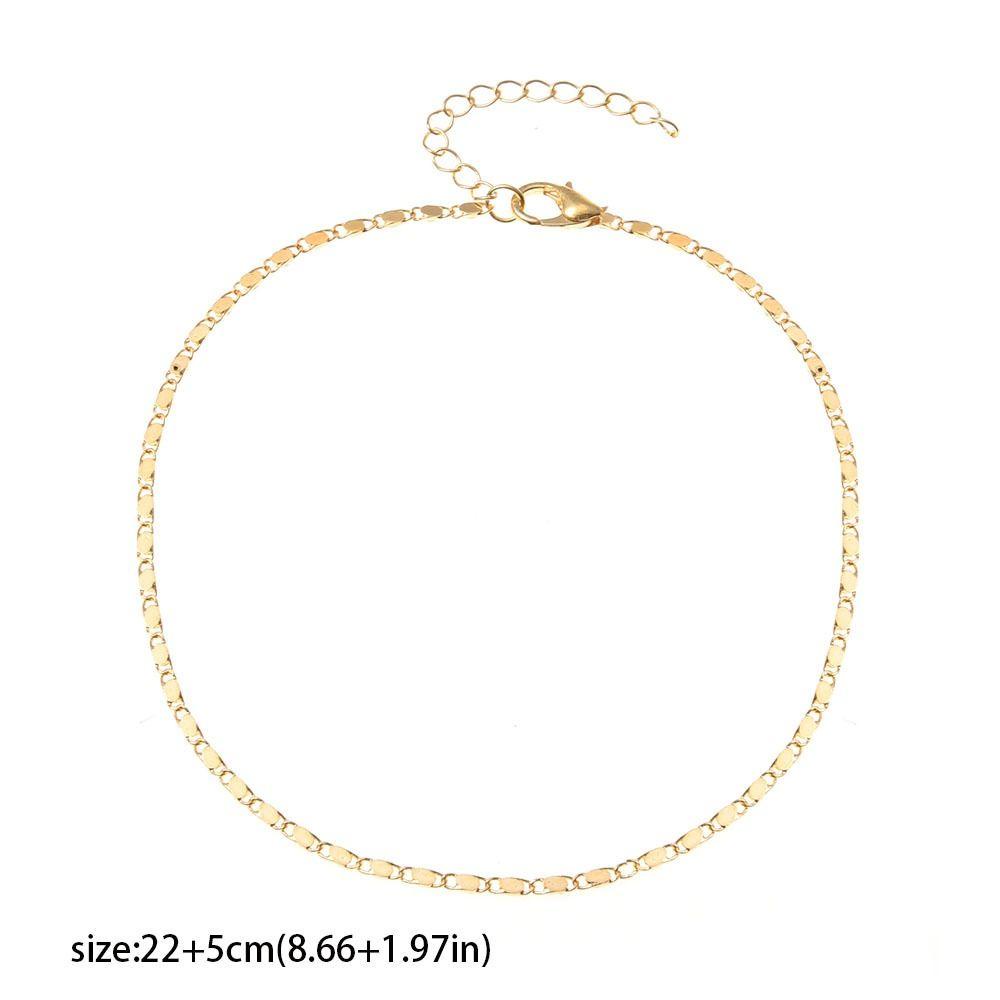 Lombard vòng chân chuỗi gợi cảm, bohemian / bạc, vòng tay mắt cá chân đơn giản hợp kim mùa hè