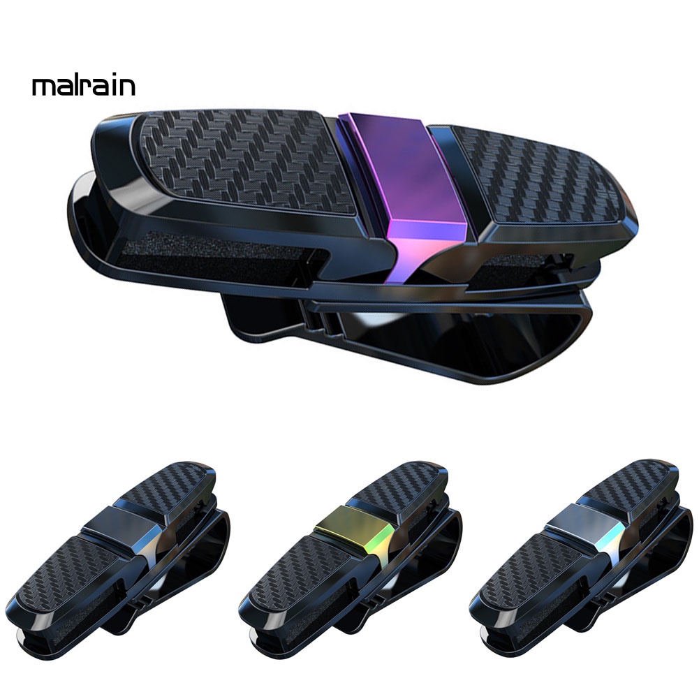 Kẹp Giữ Mắt Kính / Thẻ / Mắt Kính Gắn Tấm Che Nắng Xe Hơi Tiện Dụng