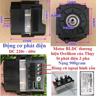 Động cơ từ Brushless phát điện
