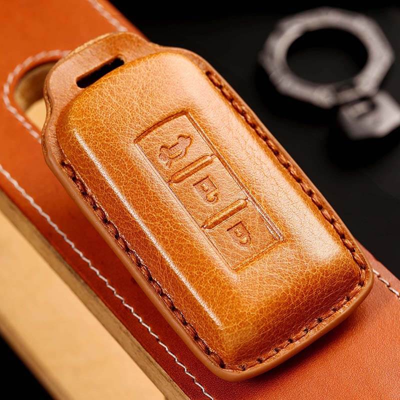 Vỏ Da Bảo Vệ Chìa Khóa Xe Hơi Mitsubishi Pajaro 2023 Athlete 4x4 Triton Xpander Montero Strada Outlander 3 ASX Colt Lancer Grandis Pajero
