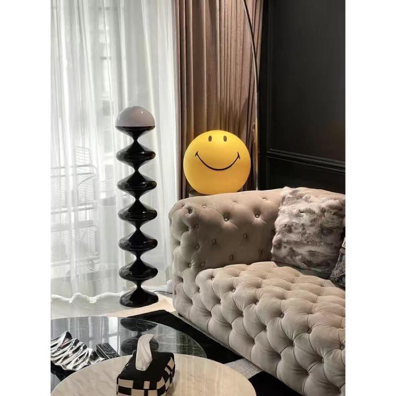 Đèn cây đứng đèn sàn sóng bầu cổ điển 3 màu ánh sáng Thanhshoptn