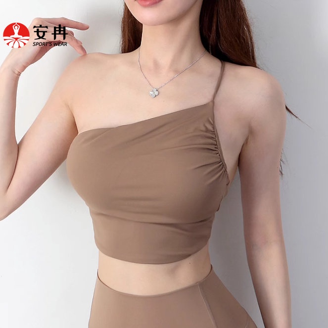 Áo Ngực Thể Thao Một Vai Chống Sốc Nhanh Khô Size S-L