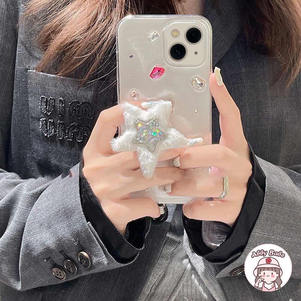 Ốp Điện Thoại TPU Mềm Đính Đá Giả Kim Cương 3D Chống Sốc Chống Dấu Vân Tay Cho IPhone 14 Pro Max 13 12 11 Pro Max