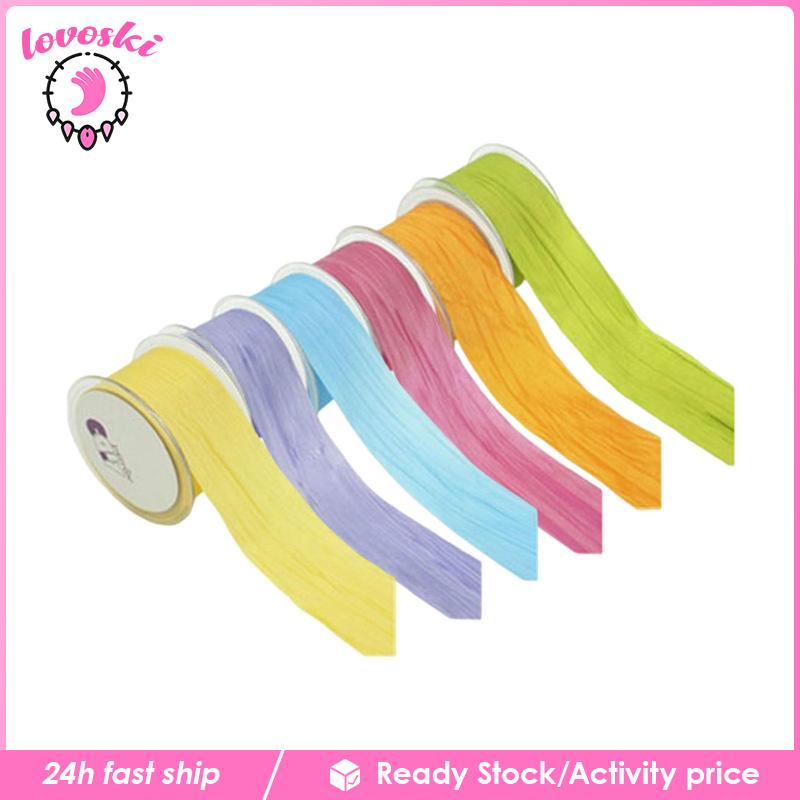 [Lovoski] 6 Cuộn Ruy Băng Nhăn Làm Nơ Cho Ngày Valentines