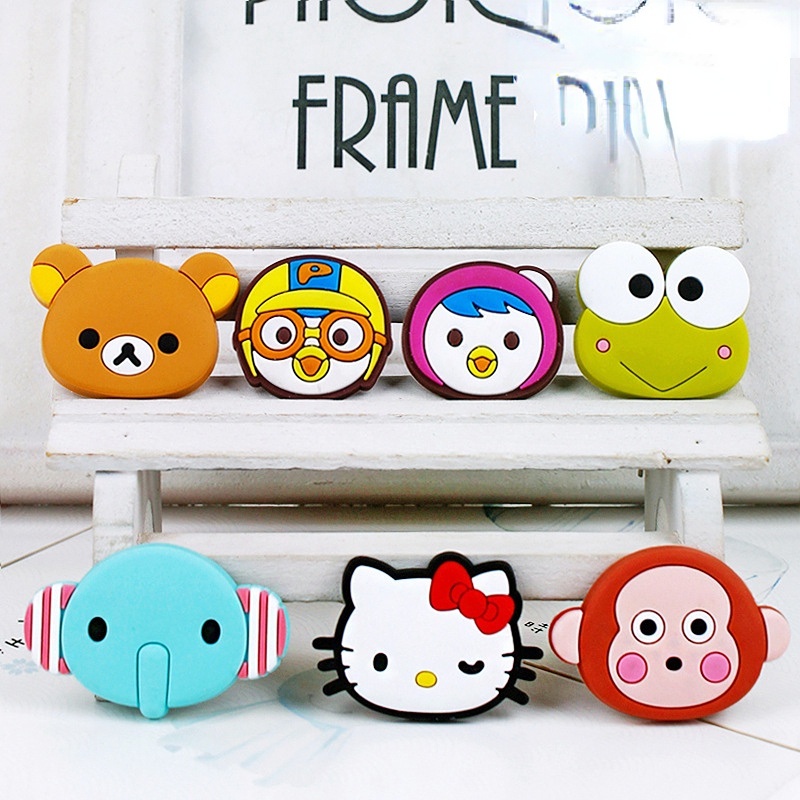 Dép Crocs Hình Doraemon / Ếch / Pikachu / Gấu Jibitz Charm Hello Kitty Dễ Thương Trang Trí Cho Nữ