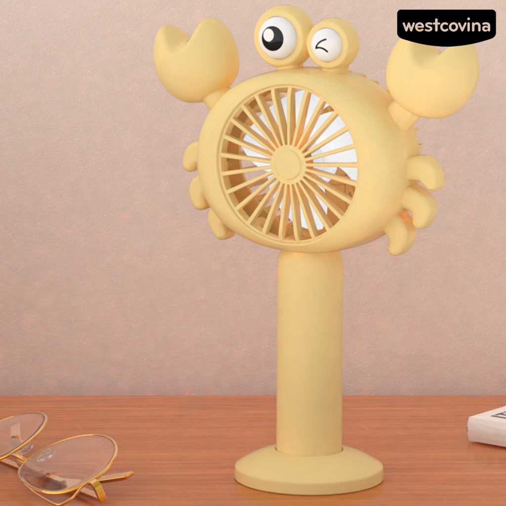 [COD]♋Quạt Để Bàn Cầm Tay 3 Tốc Độ Bằng ABS Chống Ồn Có Thể Điều Chỉnh