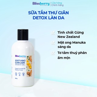 Sữa tắm thảo dược Blissberry hương Gừng 250g