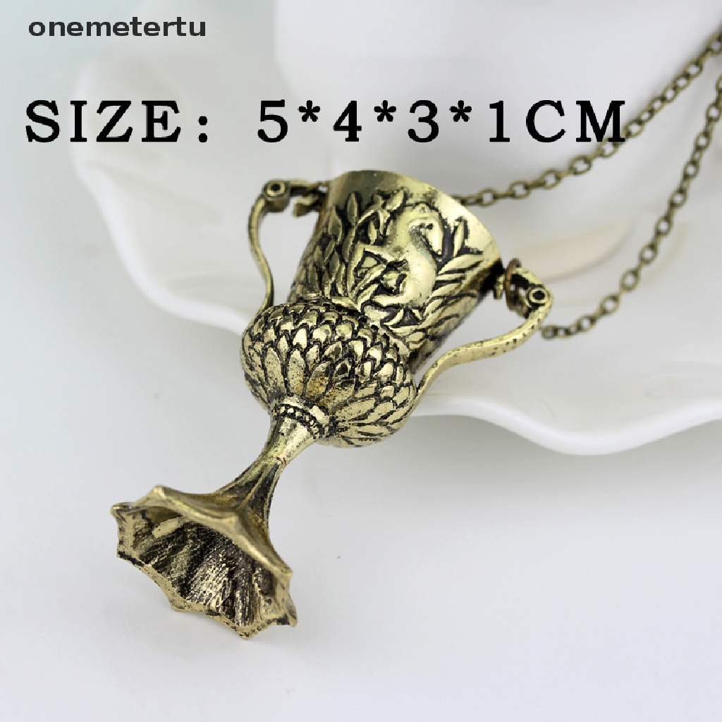 Vòng cổ Mặt Hình Cốc Nước Thời Trang Vintage Dành Cho Nam Nữ