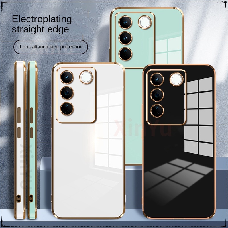 Ốp Điện Thoại Silicon Dẻo Tráng Gương Sang Trọng Cho OPPO F1S A83 A17K A17 A1Pro A77 A77S A57 A1601 OPPOA57 OPPOA77 Oppof1s Oppoa83 Oppoa17