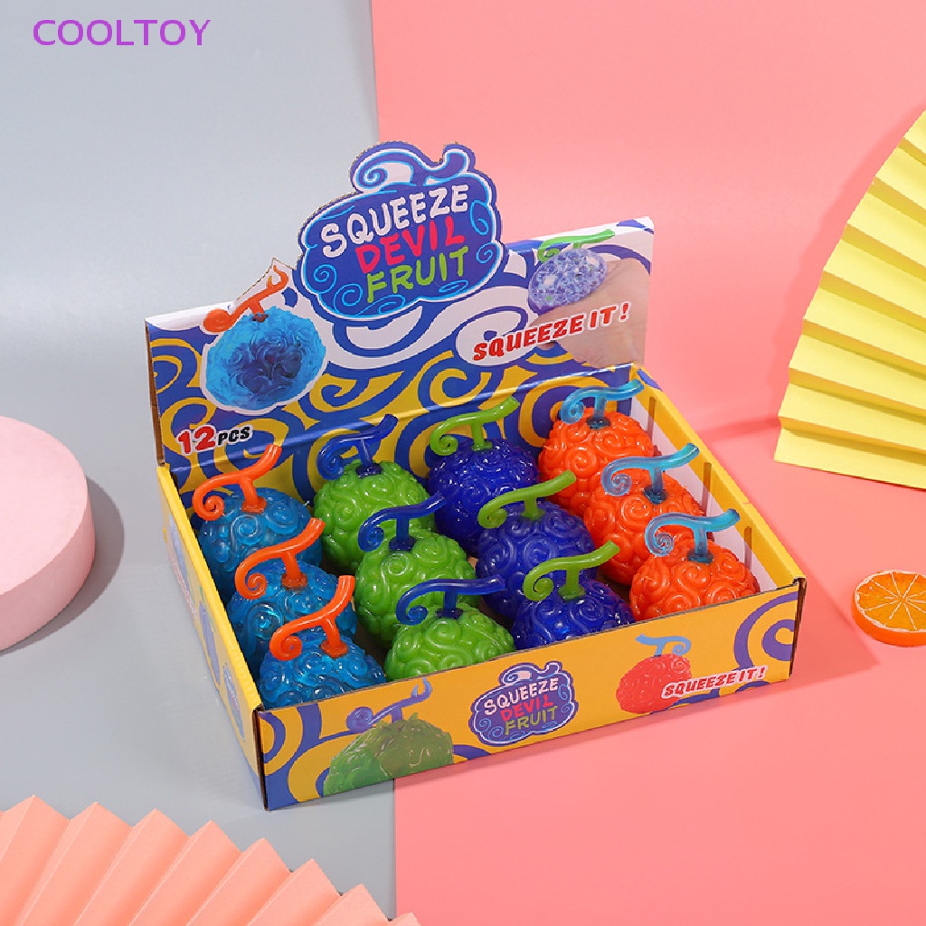 Đồ Chơi Squishy HìNh TráI Cây 4 MàU GiúP GiảM Stress