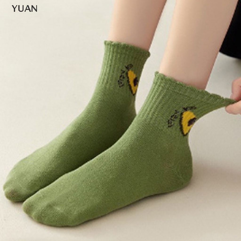 Đôi vớ CRLNHC cotton thấm hút mồ hôi chống trượt họa tiết hoạt hình dành cho nữ