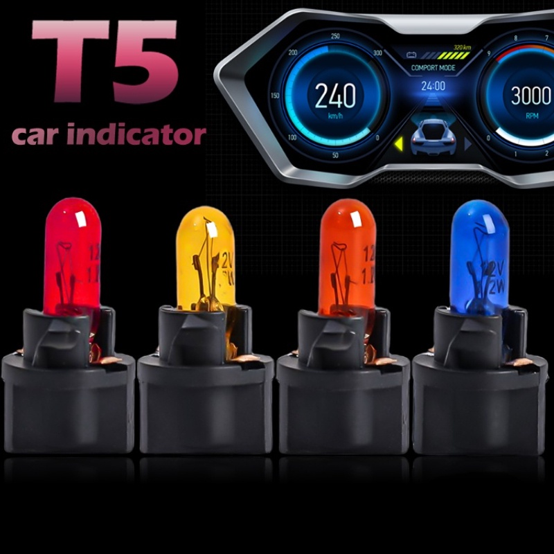 Bộ 10 Đèn LED T5 Mini Siêu Sáng Chất Lượng Cao Cho Xe Hơi